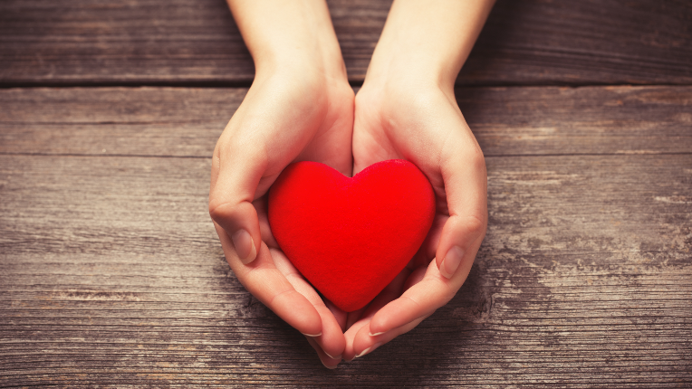 Red heart.